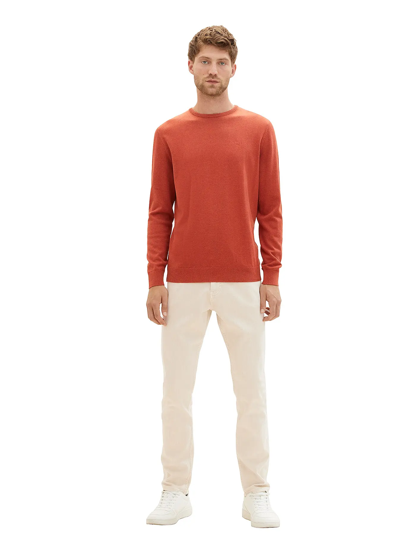 TOM TAILOR | Pullover | rot
